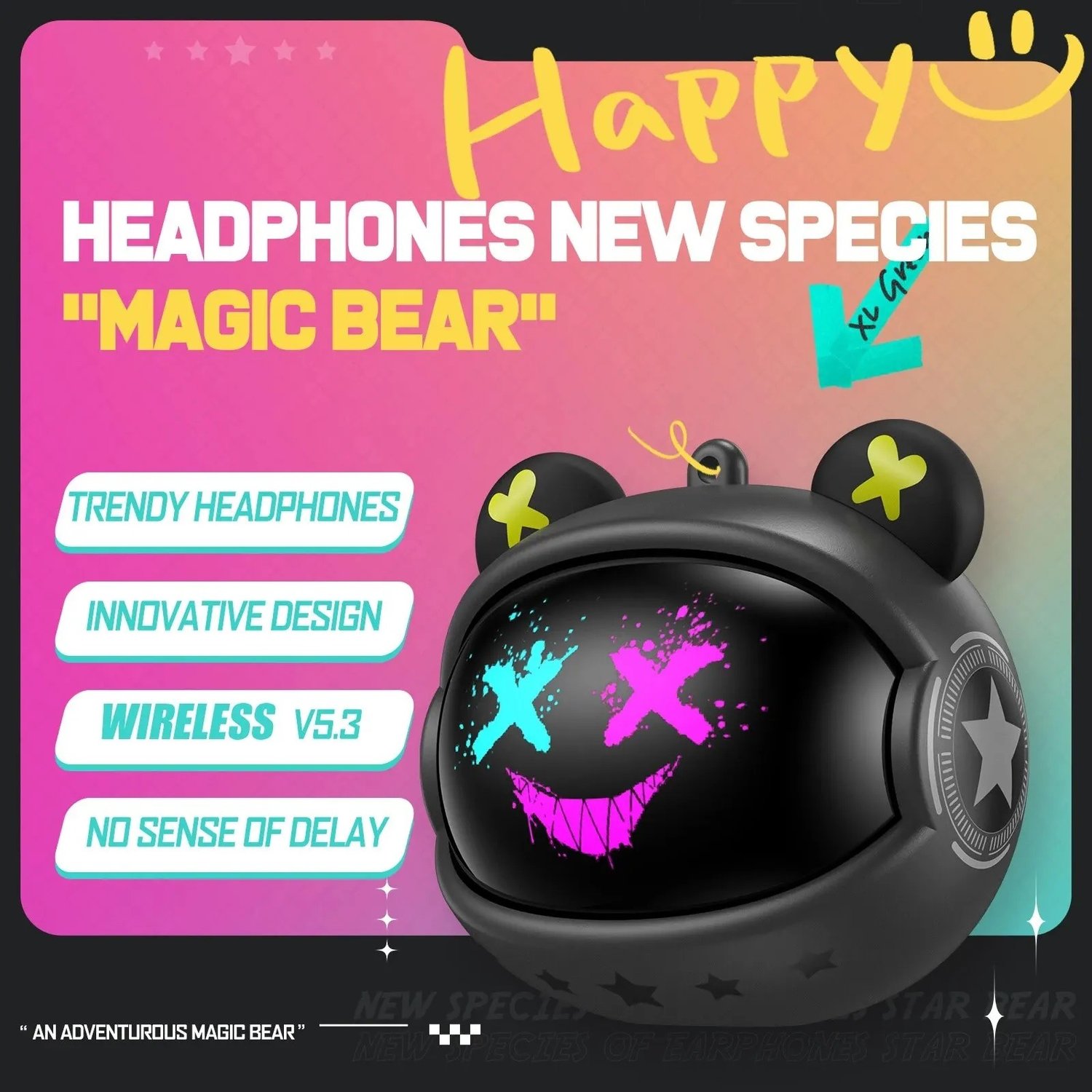 ONIKUMA T20 Wireless Bluetooth Earbuds HiFi Sound Gaming Headphones