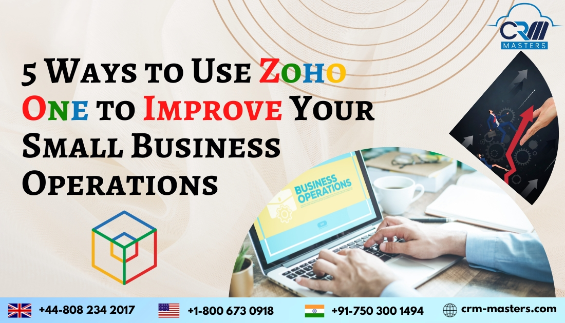 zoho one support crm masters infotech llp