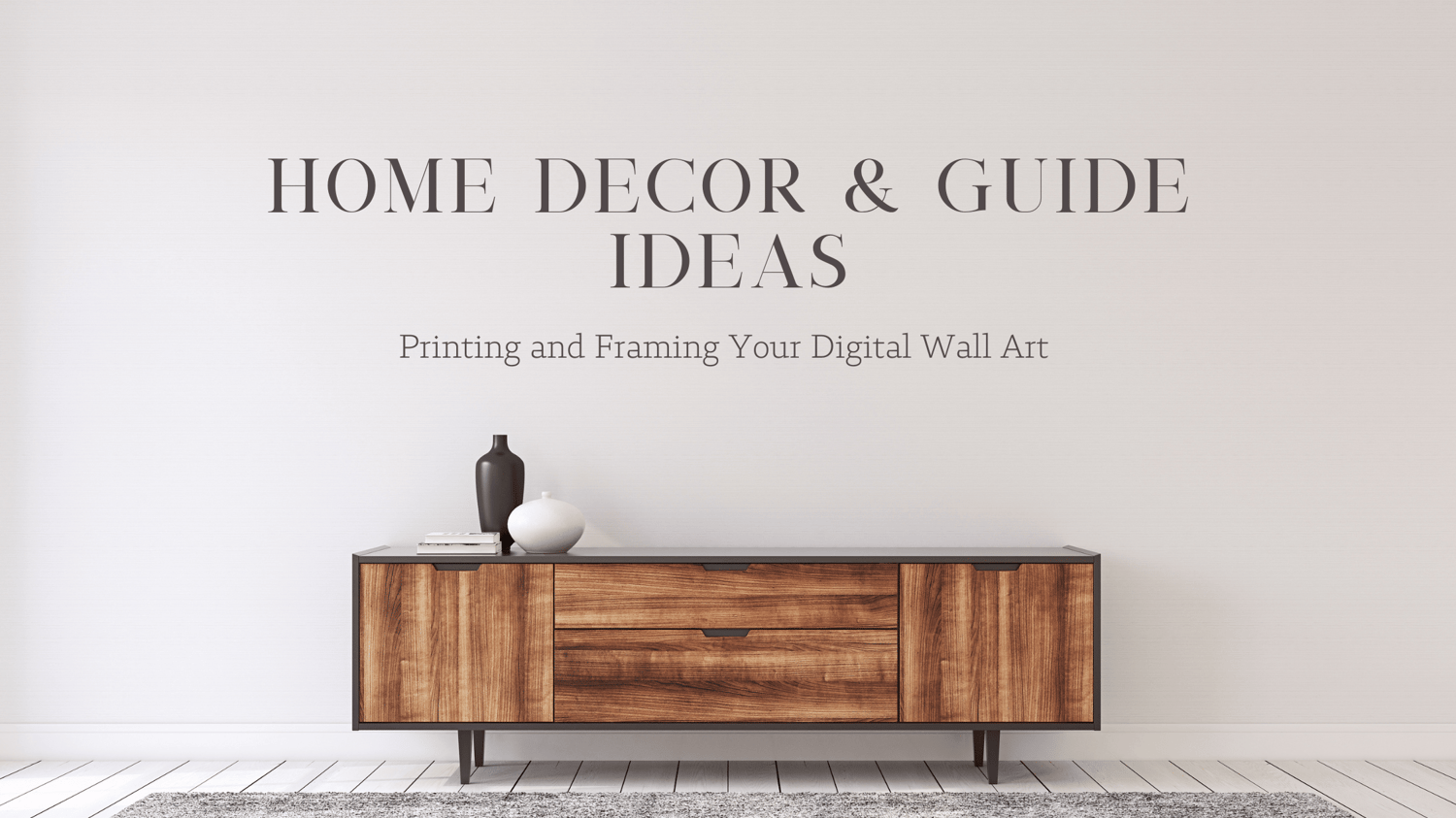 Decorating your space with digital wall art is a fantastic way to personalize your home or office. It offers endless possibilities in terms of design and creativity. In this guide, we'll walk you through the entire process of printing and framing your dig