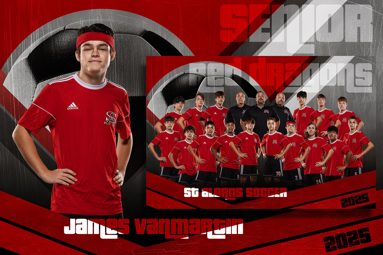 Photoshop Template Digital Background Desing for Multiple Sport, Sports Photographers, School Photos, Game Day, Media Day, Team Picture Day, Basketball, Baseball, Softball, Pickleball, Volleyball, Soccer, Football, Golf, Cheer, Dance, Tennis