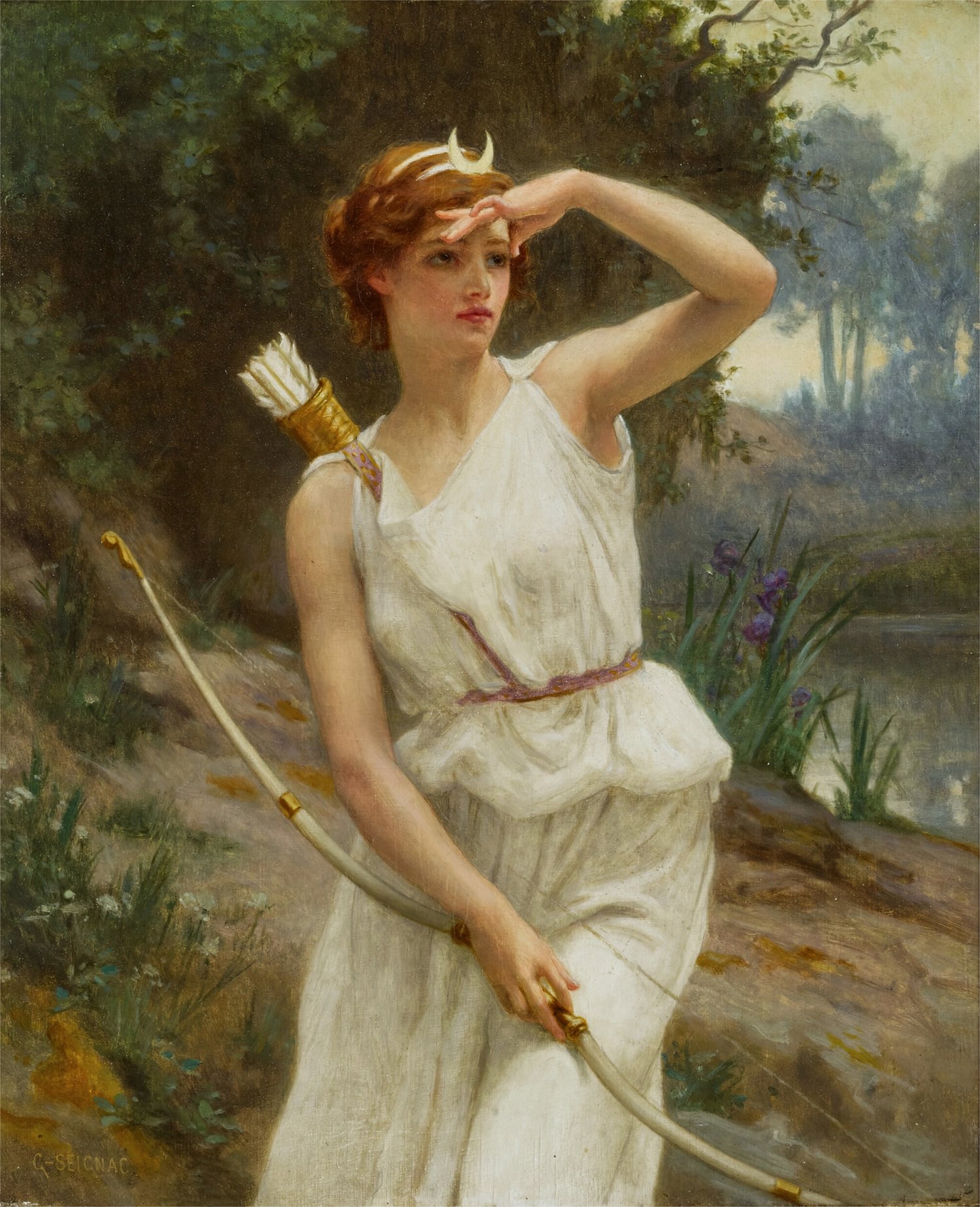 Diana the Huntress by Guillaume Seignac