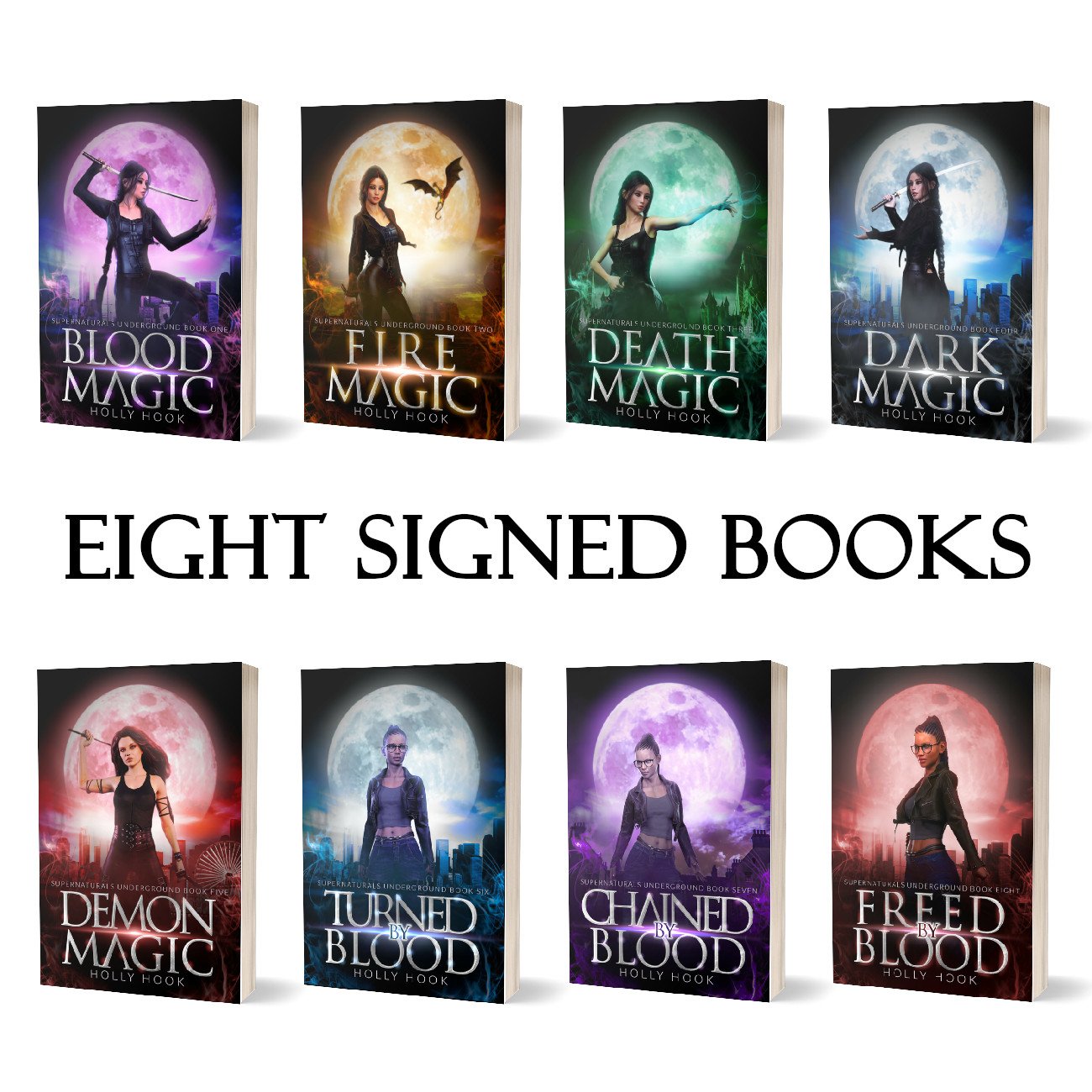 YA urban fantasy book series