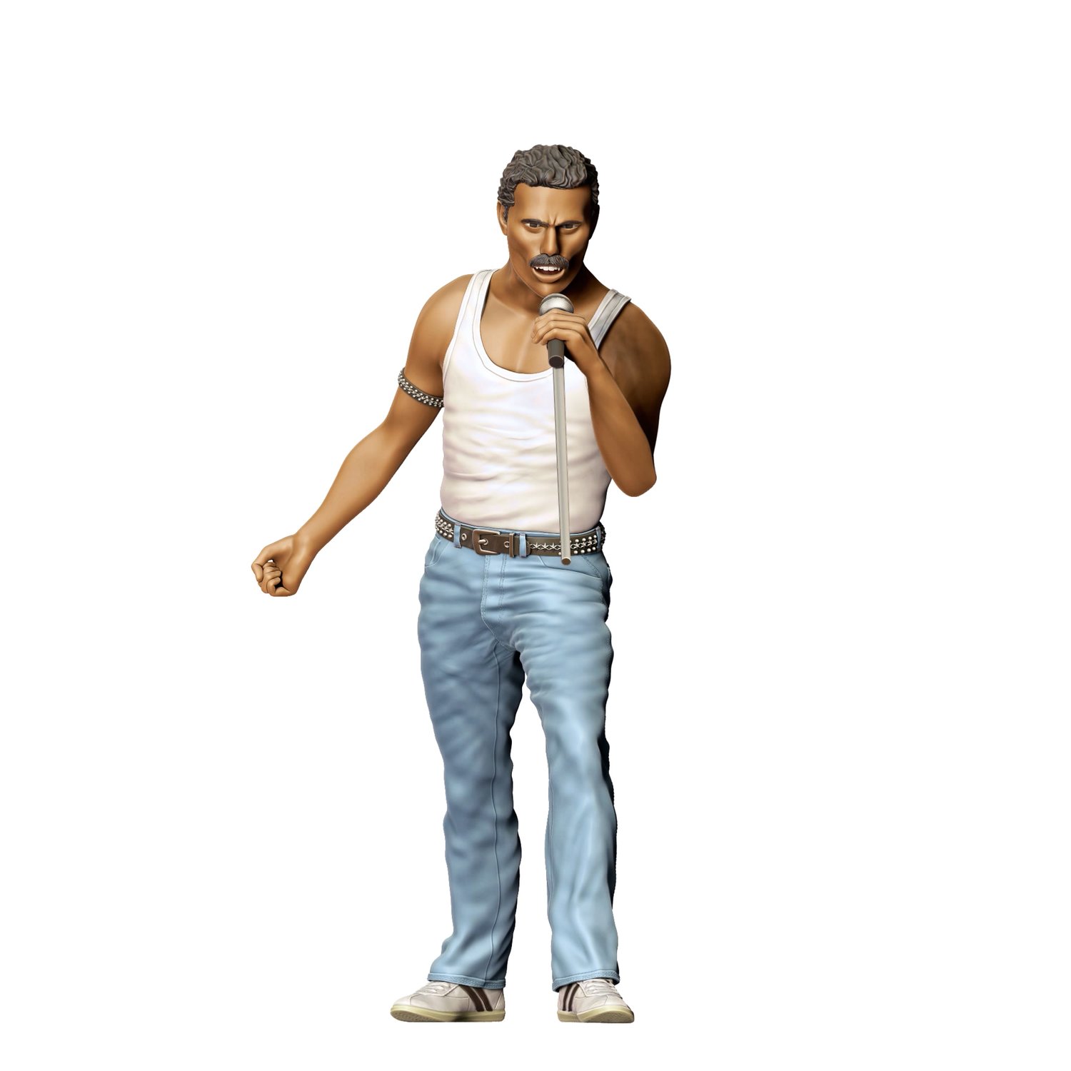 3dp miniatures Queen music band Freddie Mercury