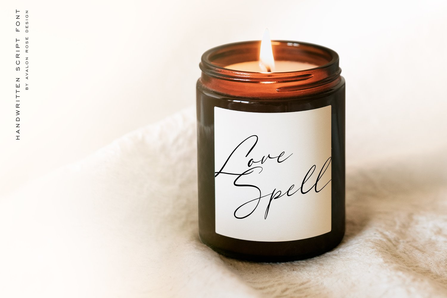 a lovely hand-written script font