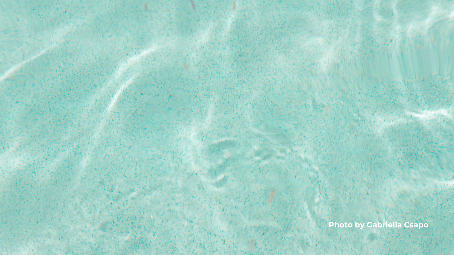 Ocean water. Photo by Gabriella Csapo