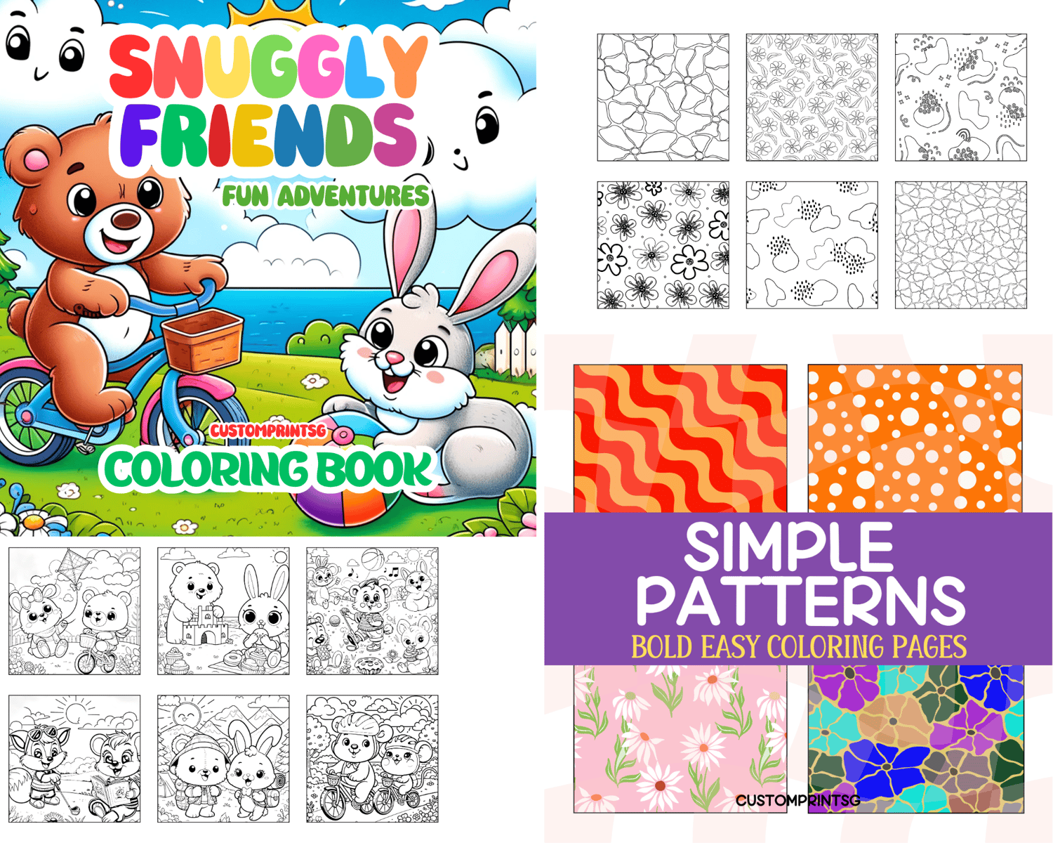 Unleash Creativity and Fun with Our Delightful Coloring Books: Perfect for Kids and Families!