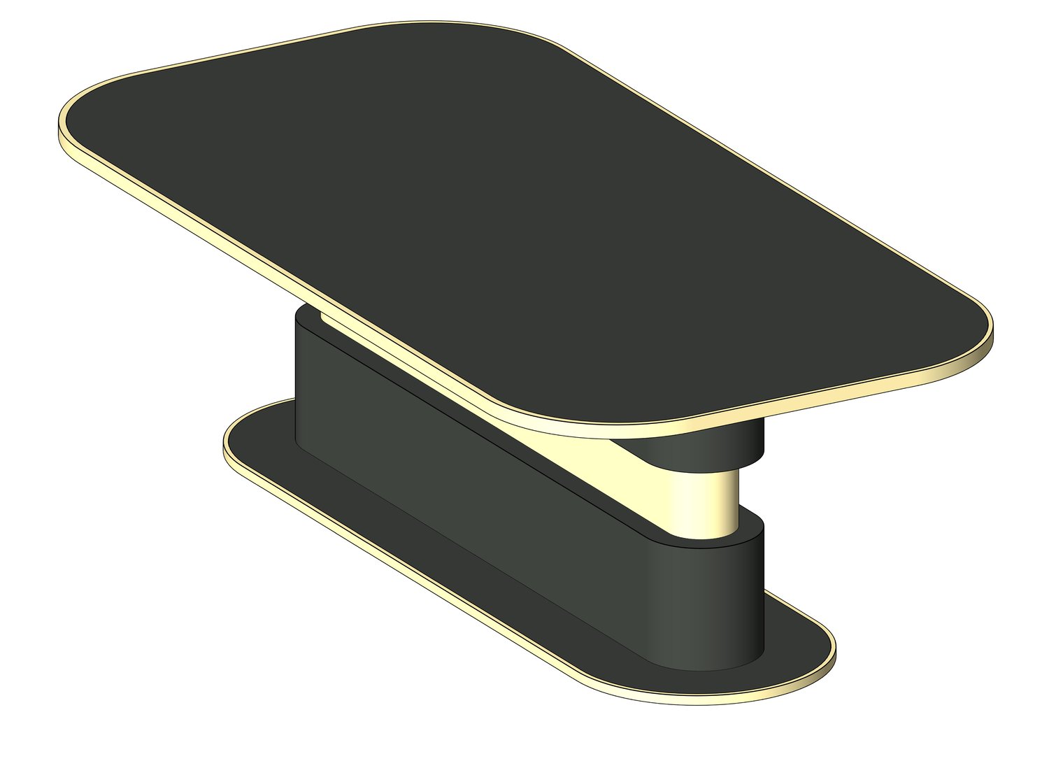 Meetings Table 8 Seater 3D Model For Revit & 3D Programs