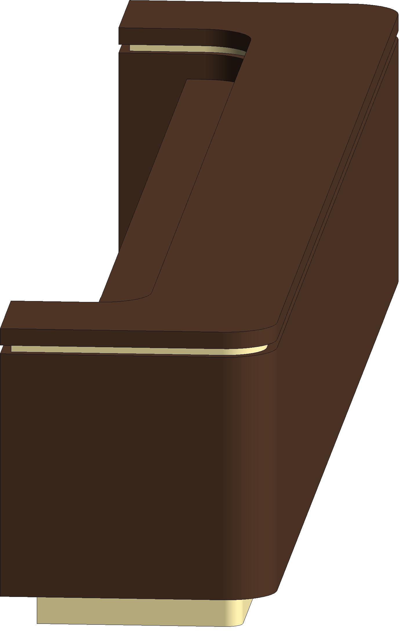 Modern Reception Desk 3D Model & Revit Family