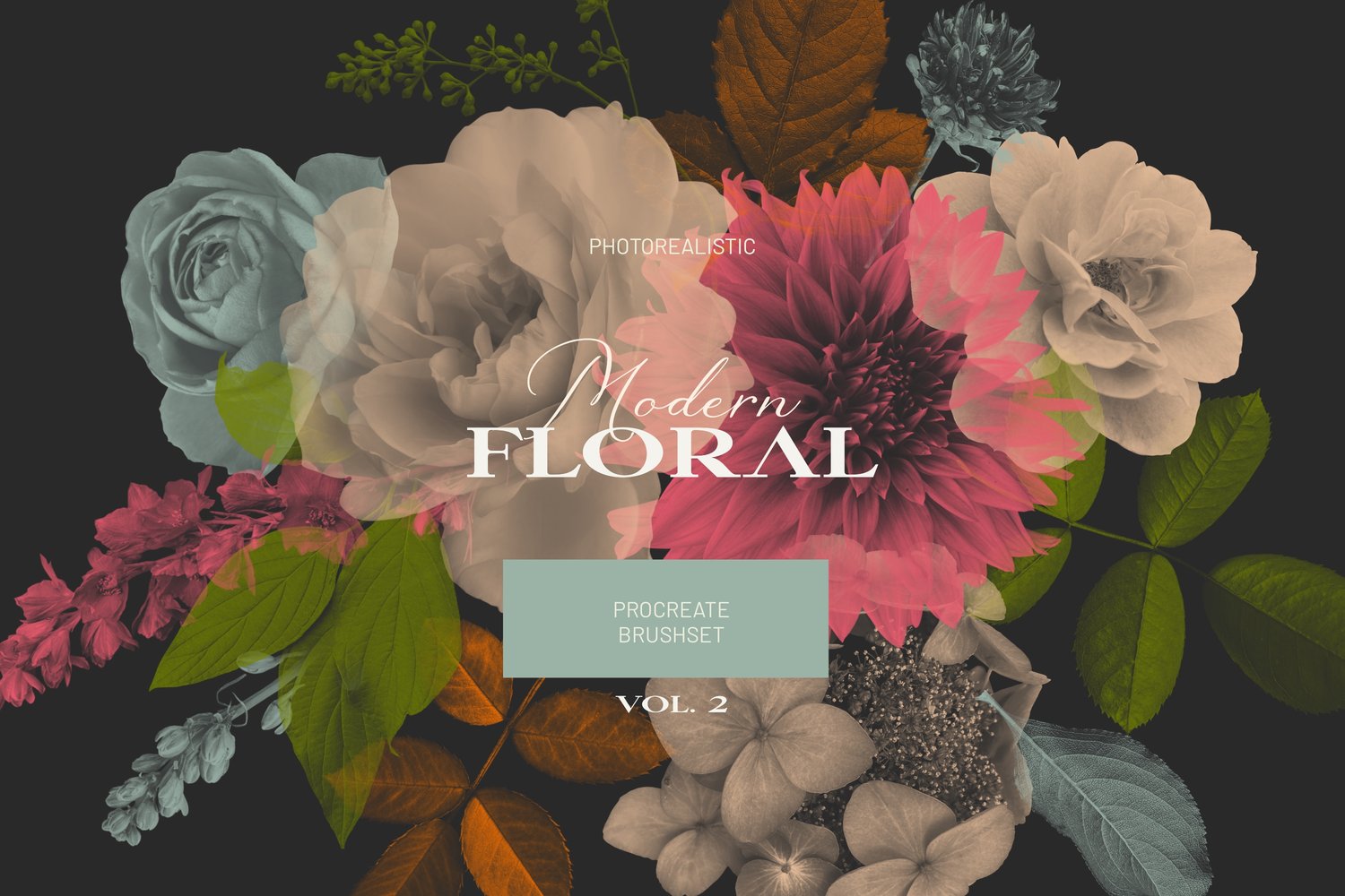 Procreate stamp brushes will allow you to add a realistic and beautiful botanical element to your designs
