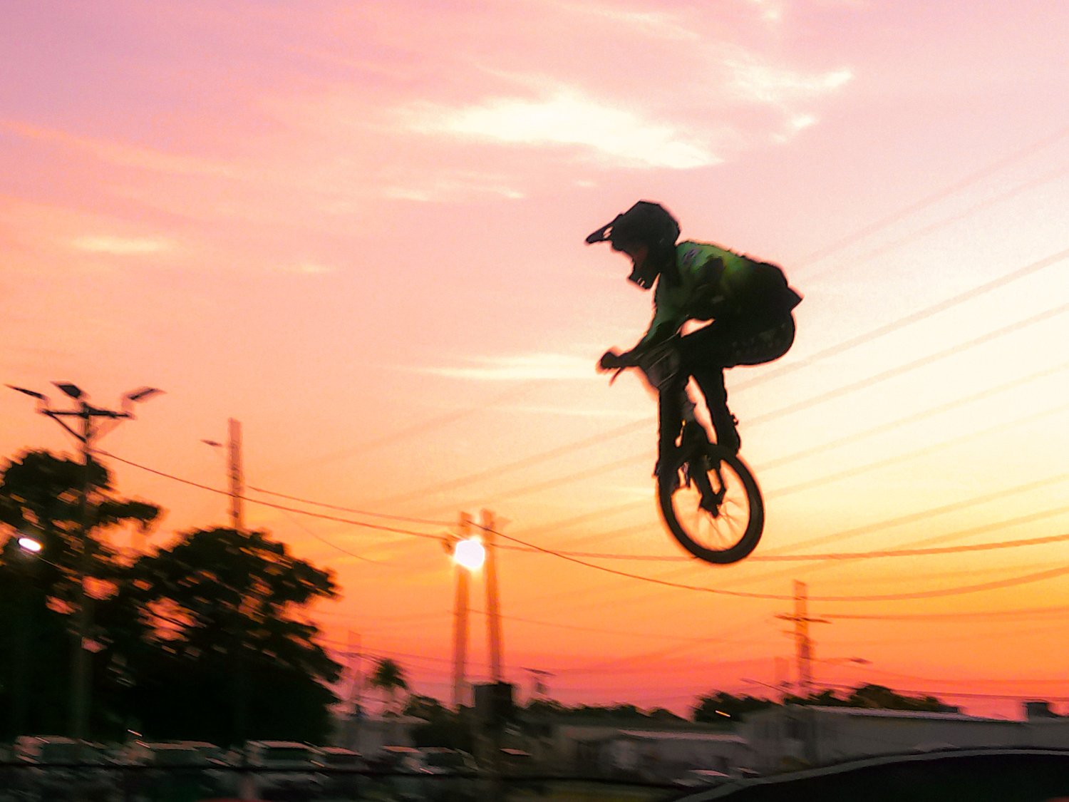 BMX Racer Clark Dufrene III jumping his way through Gretna BMX's second straight