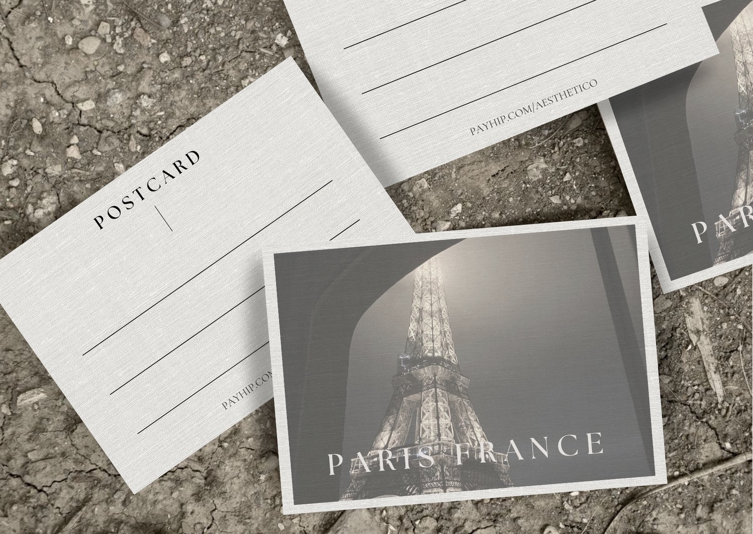 Postcard design by Aesthetico