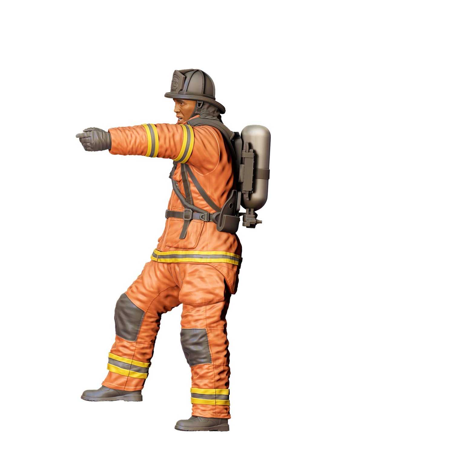 3dp Miniatures,  Firefighter