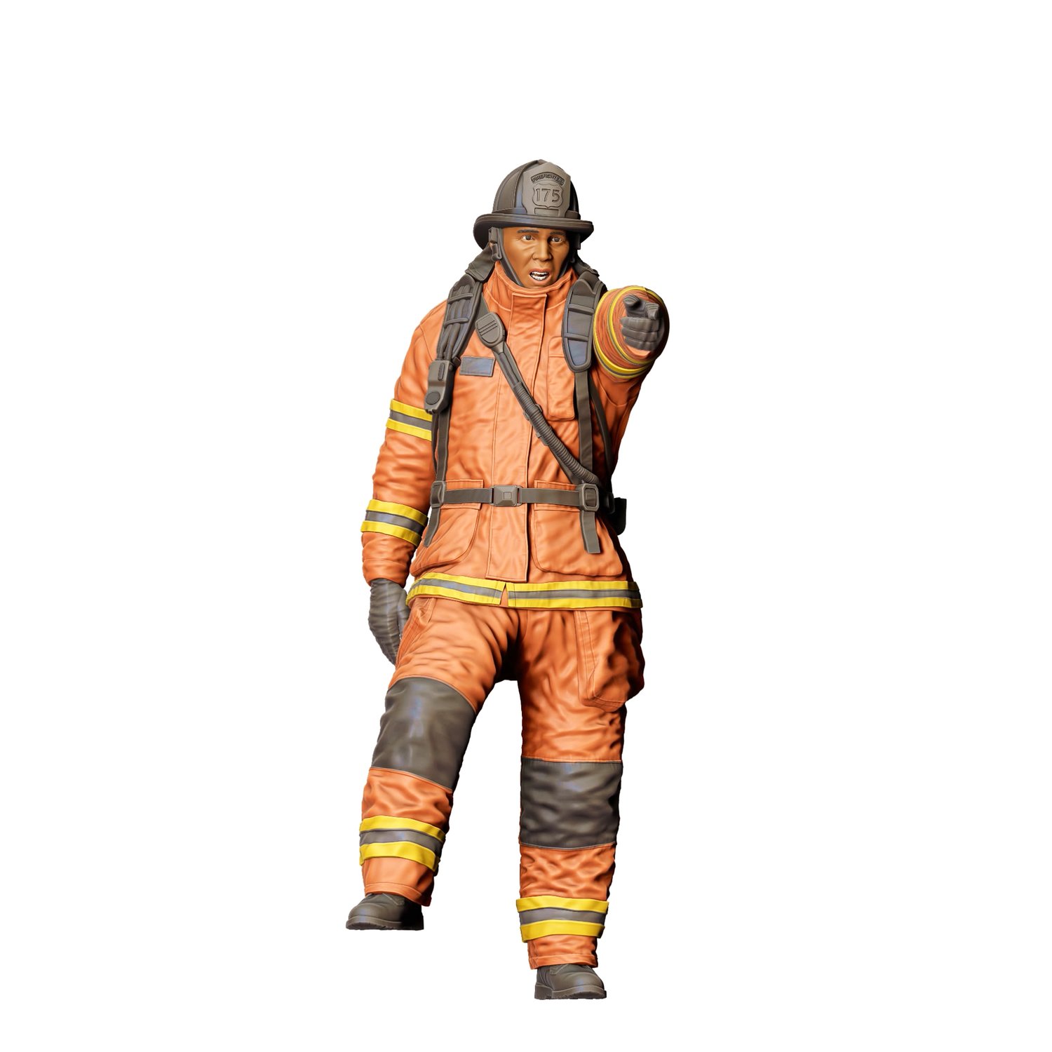 3dp Miniatures,  Firefighter