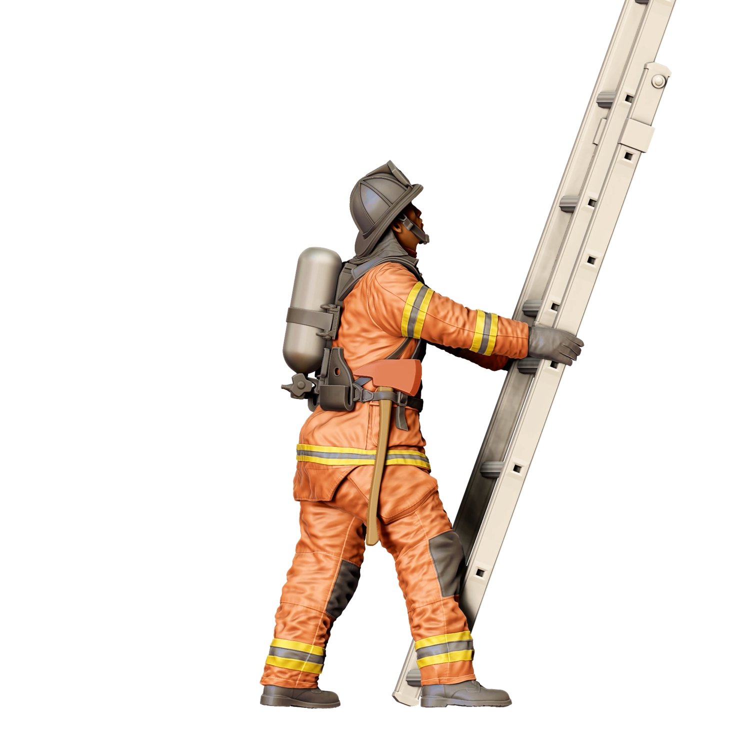 3dp miniatures, N6 Firefighter, 3dpminis.com