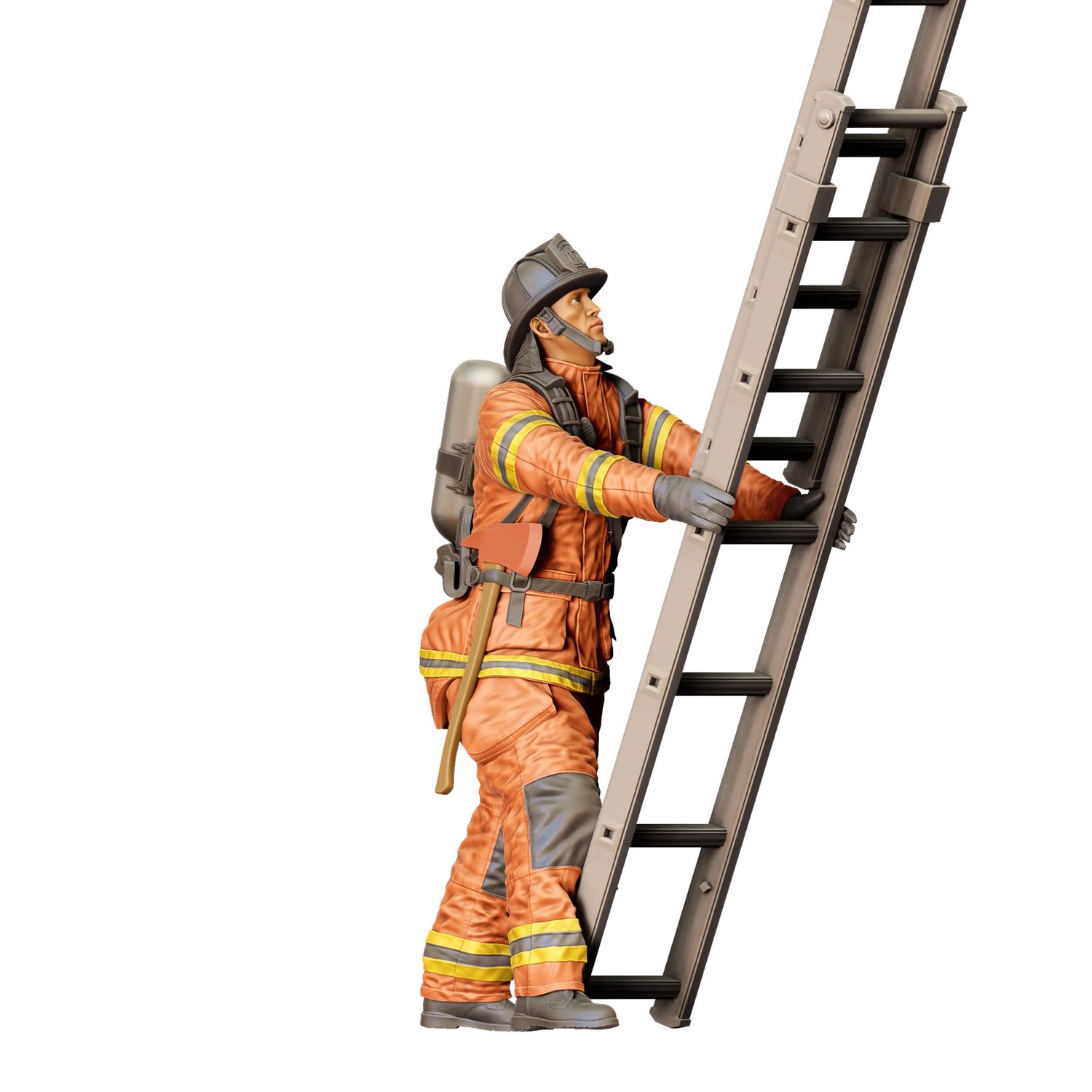3dp miniatures, N6 Firefighter, 3dpminis.com
