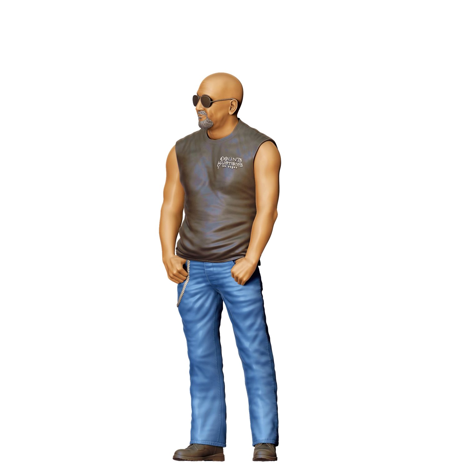 3dp miniatures, N2 Counting Cars Kevin Mack, 3dpminis.com