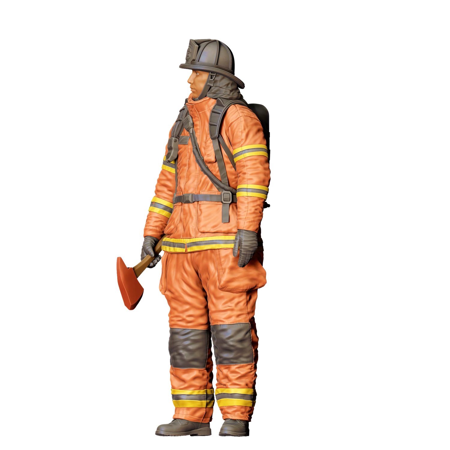 3dp miniatures, N8 Firefighter, 3dpminis.com