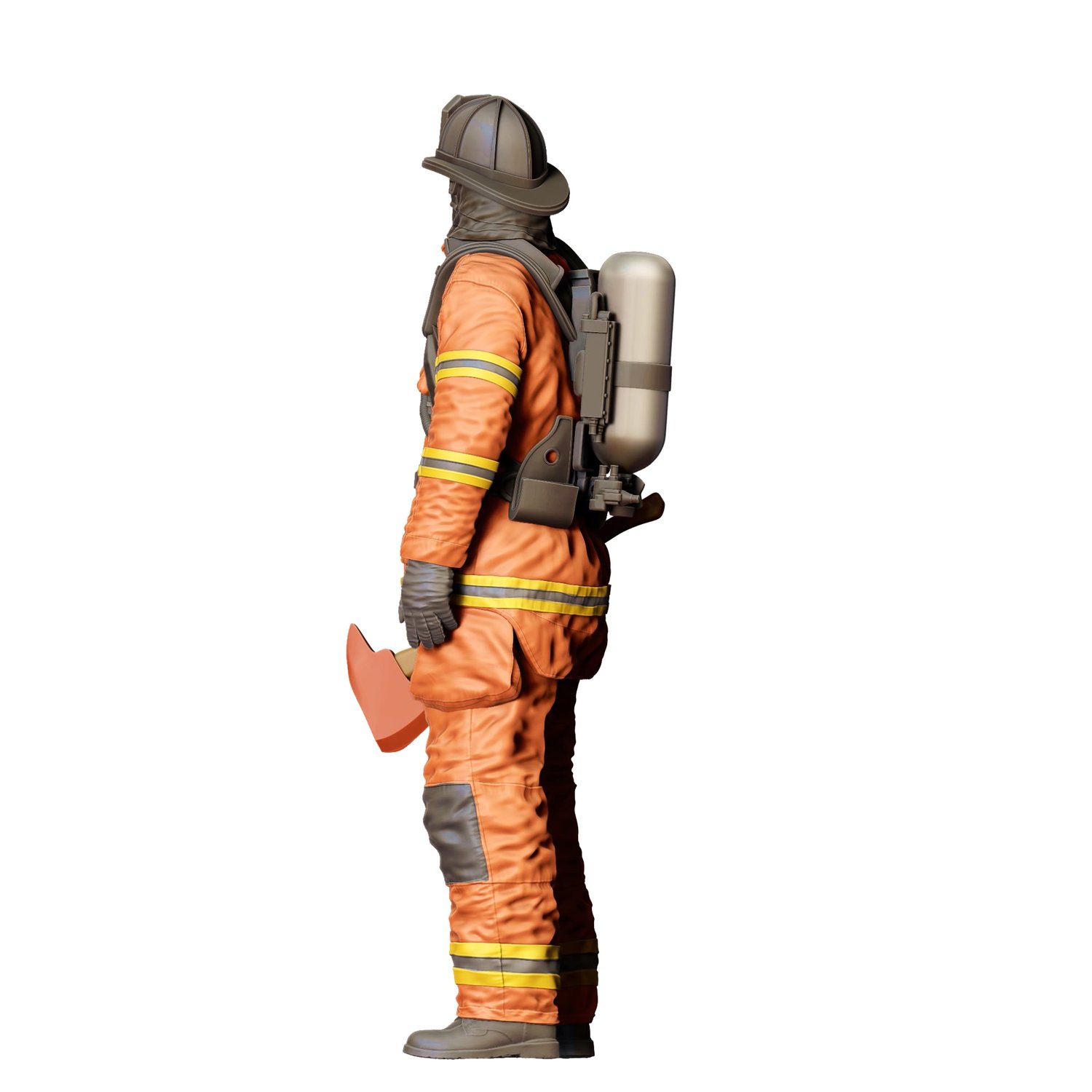 3dp miniatures, N8 Firefighter, 3dpminis.com