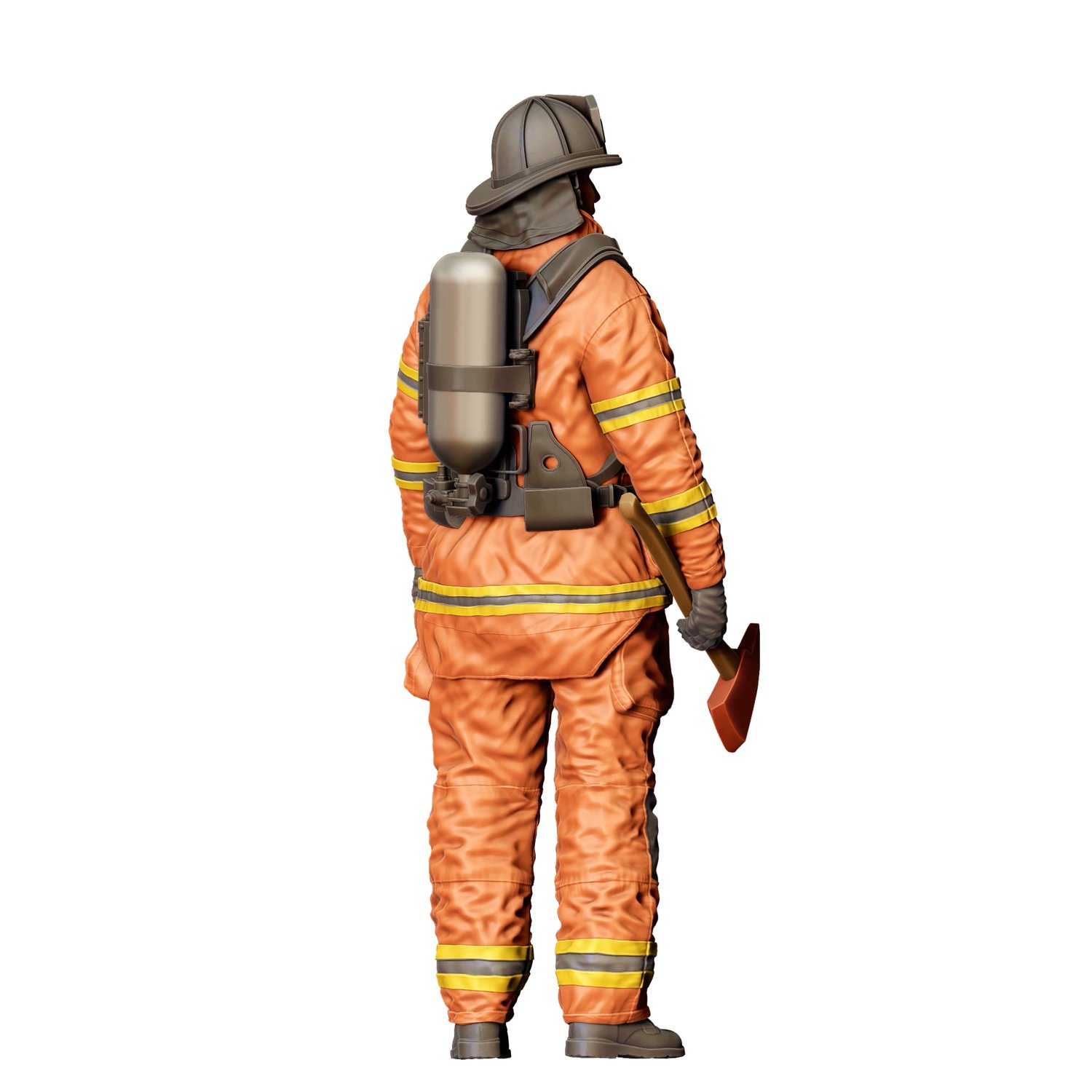 3dp miniatures, N8 Firefighter, 3dpminis.com