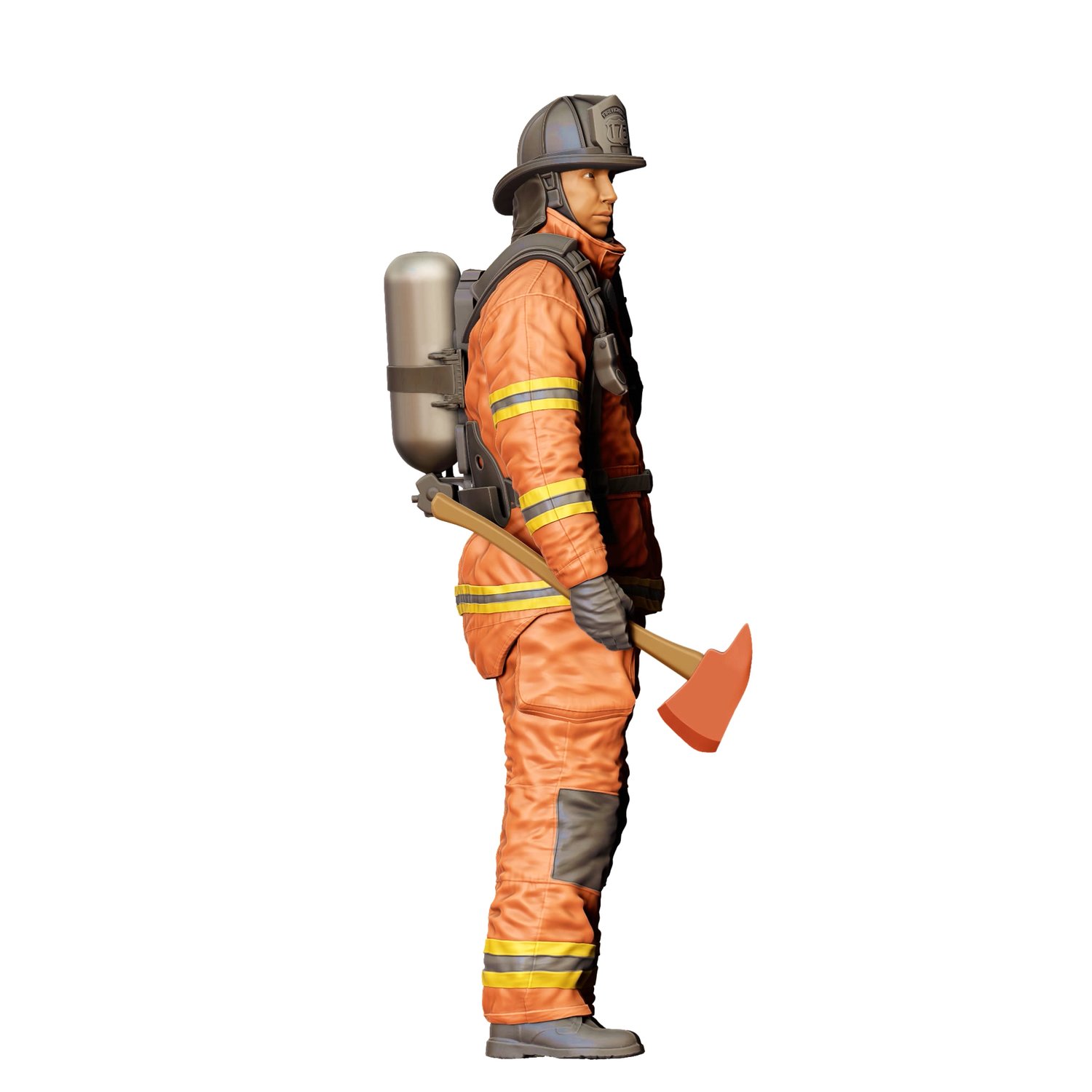 3dp miniatures, N8 Firefighter, 3dpminis.com