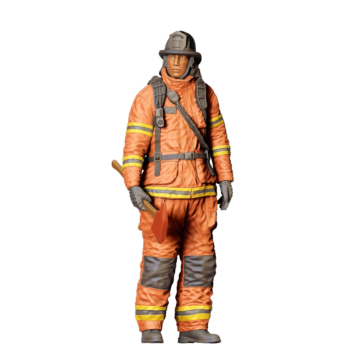 3dp miniatures, N8 Firefighter, 3dpminis.com