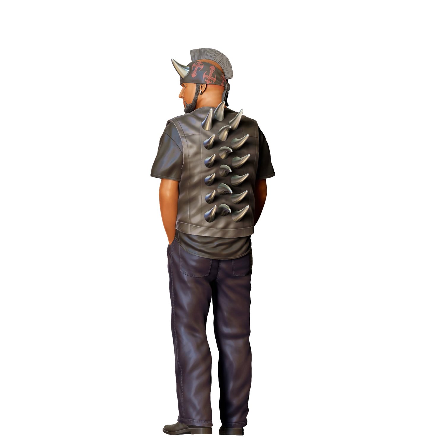 3dp Miniatures, N4 Counting Cars Horny Mike, 3dpminis.com