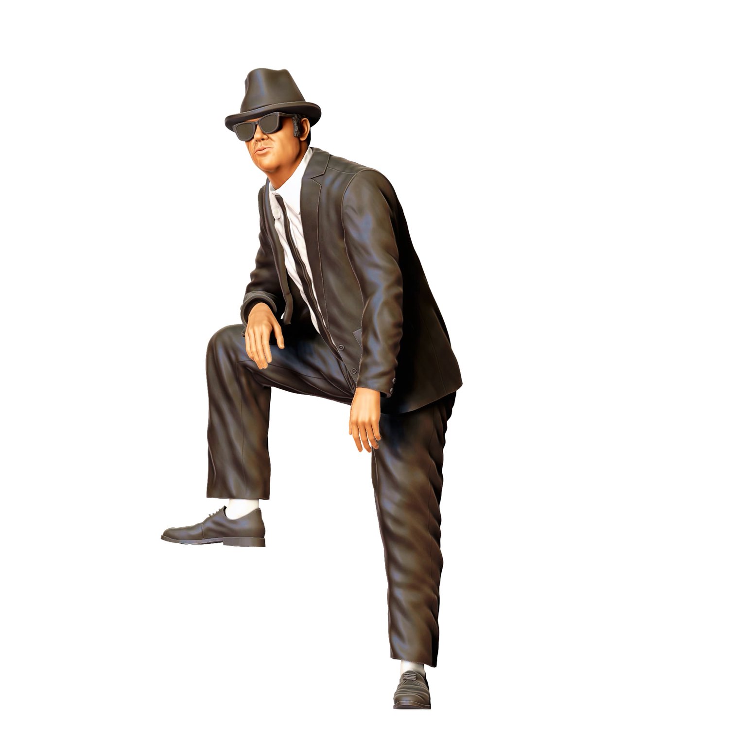 3dp miniatures, N2 The Blues Brothers Elwood Blues, 3dpminis.com