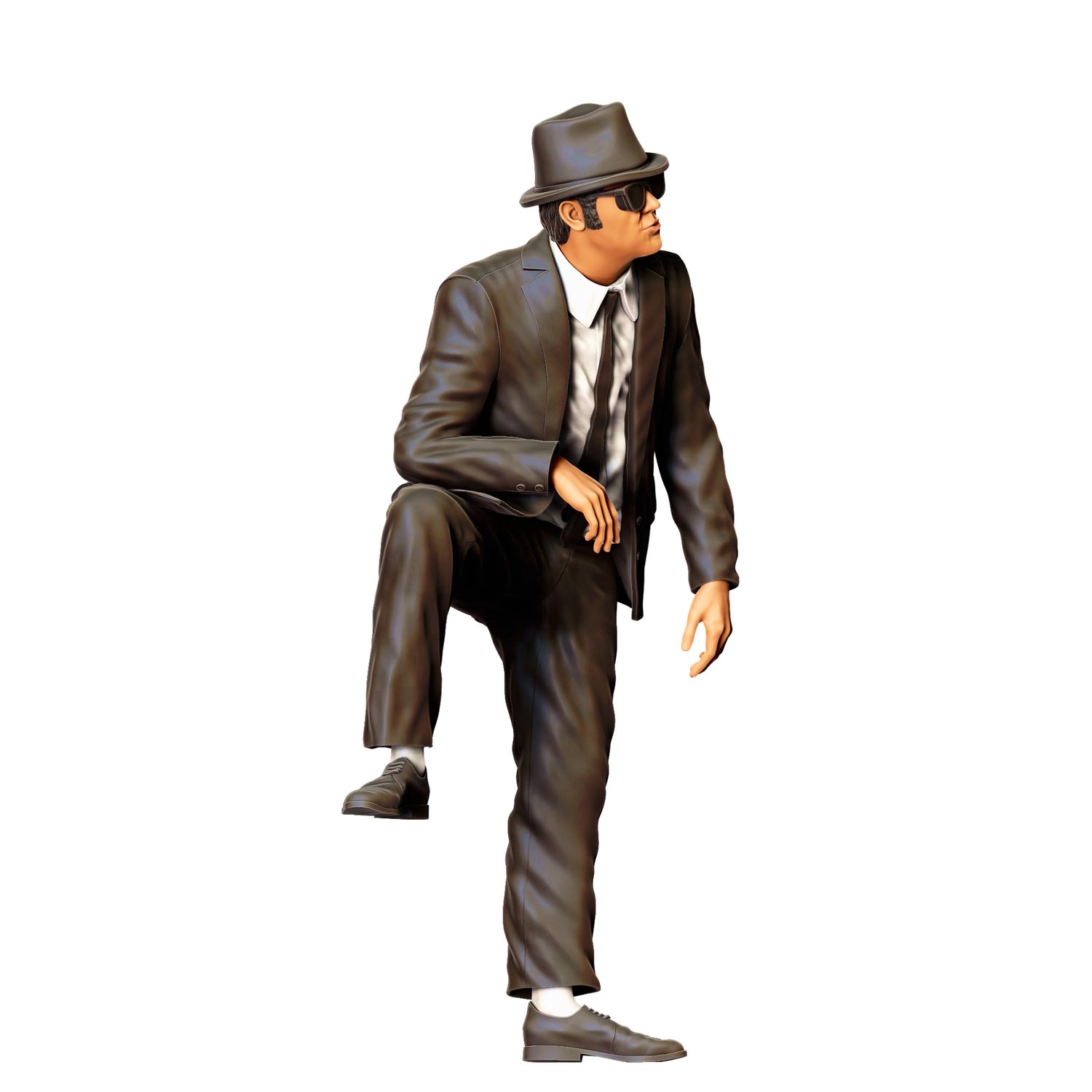 3dp miniatures, N2 The Blues Brothers Elwood Blues, 3dpminis.com