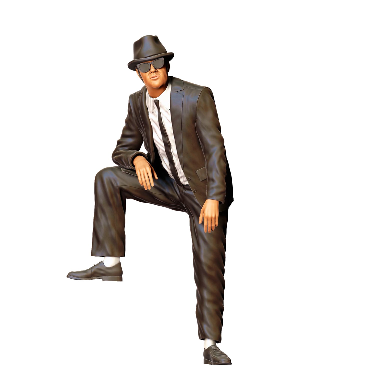 3dp miniatures, N2 The Blues Brothers Elwood Blues, 3dpminis.com