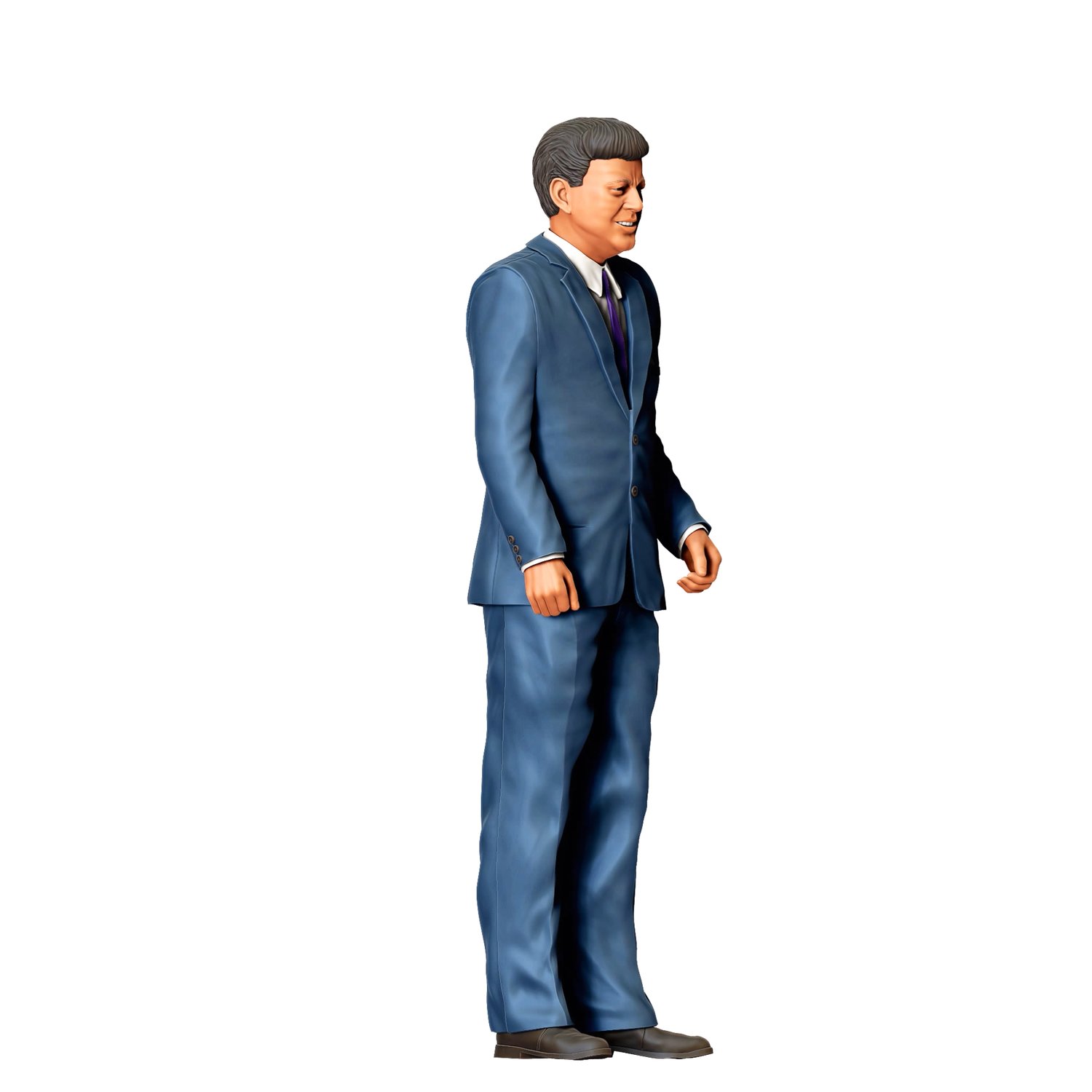 3dp miniatures, N1 John F Kennedy USA president, 3dpminis.com