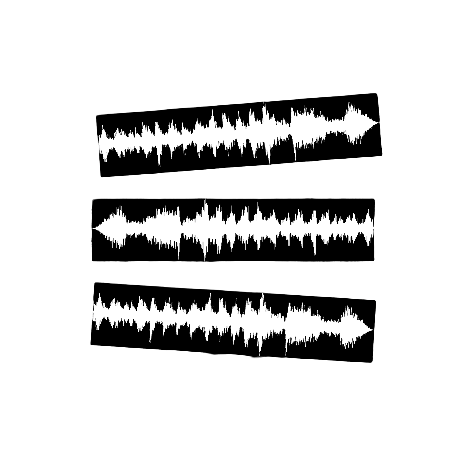 These are waveforms of beats. A waveform gives a visualisation of an audio file!