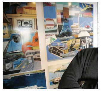 mural for my uncle's logistics shipping enterprise company published in the NZ Herald