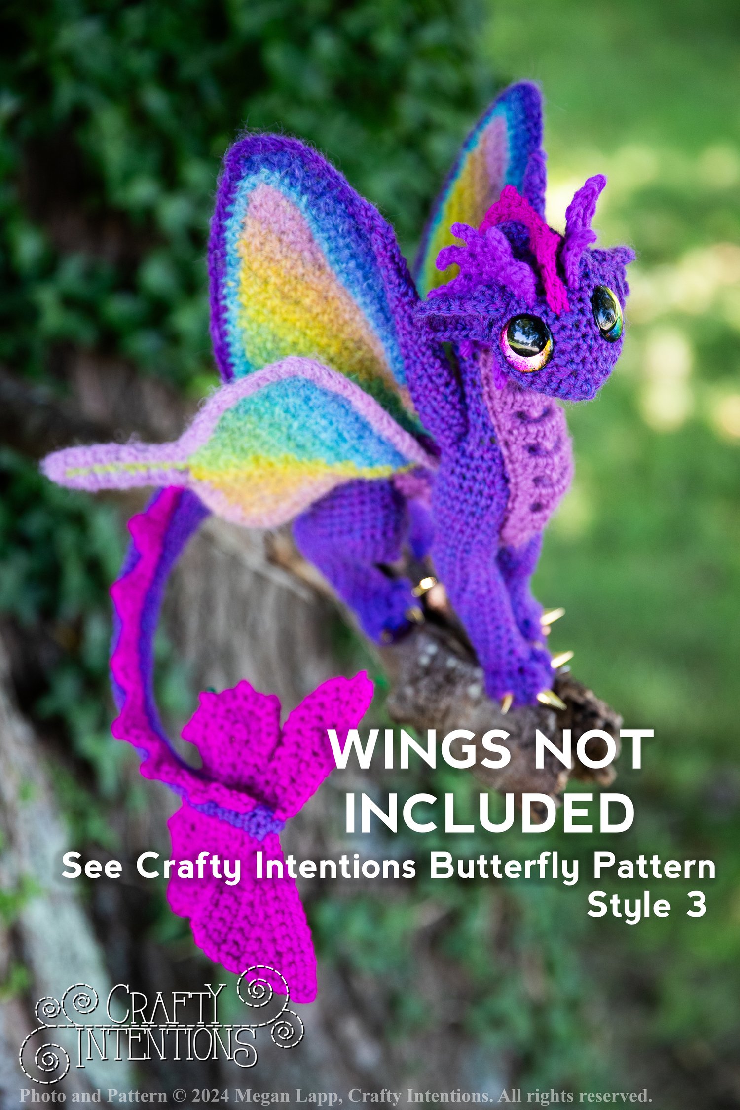 Meadow Dragons Crochet Pattern by Crafty Intentions Downloadable