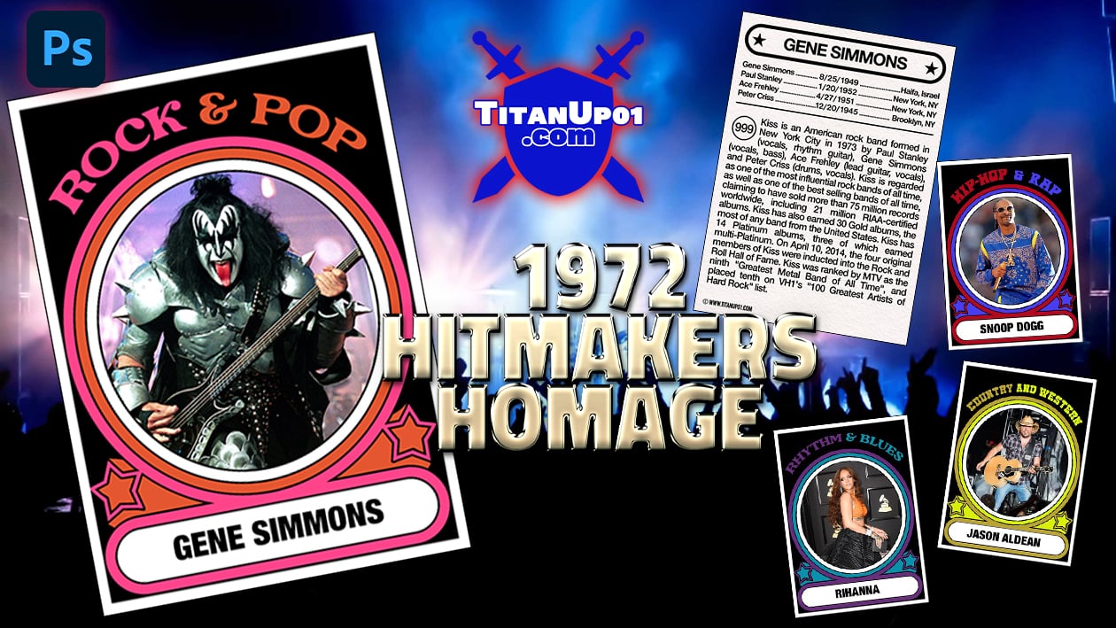 1972 Hitmakers Homage Photoshop PSD Templates