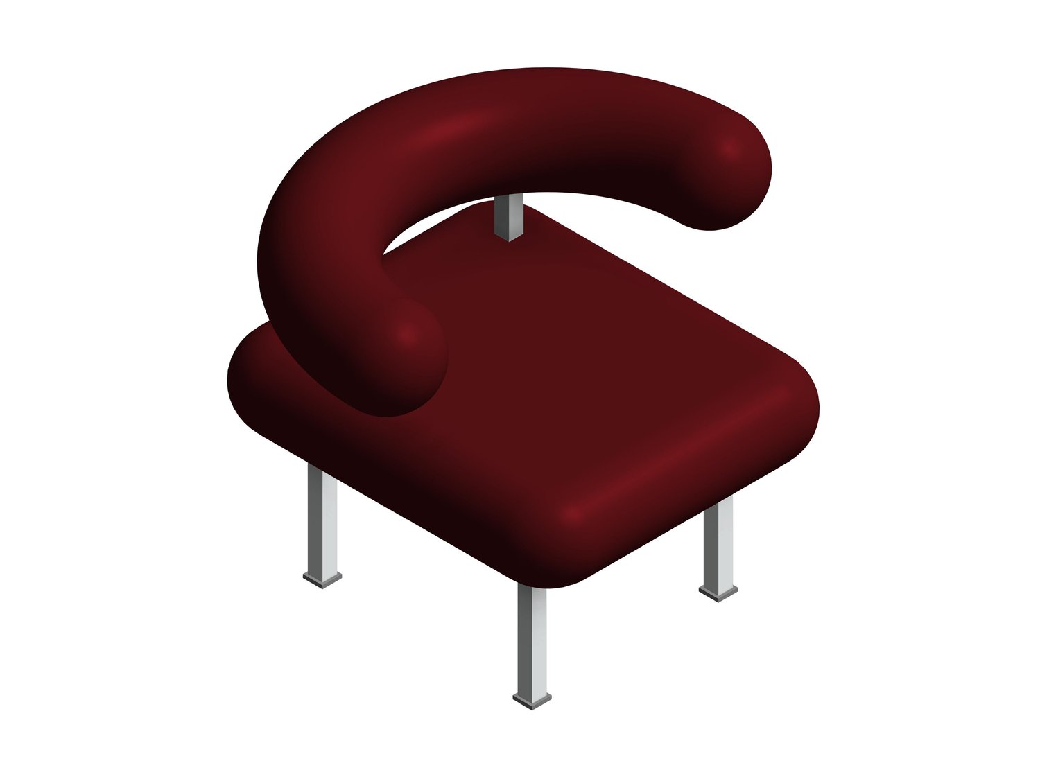 Dinning Chair 3D Model Revit Family