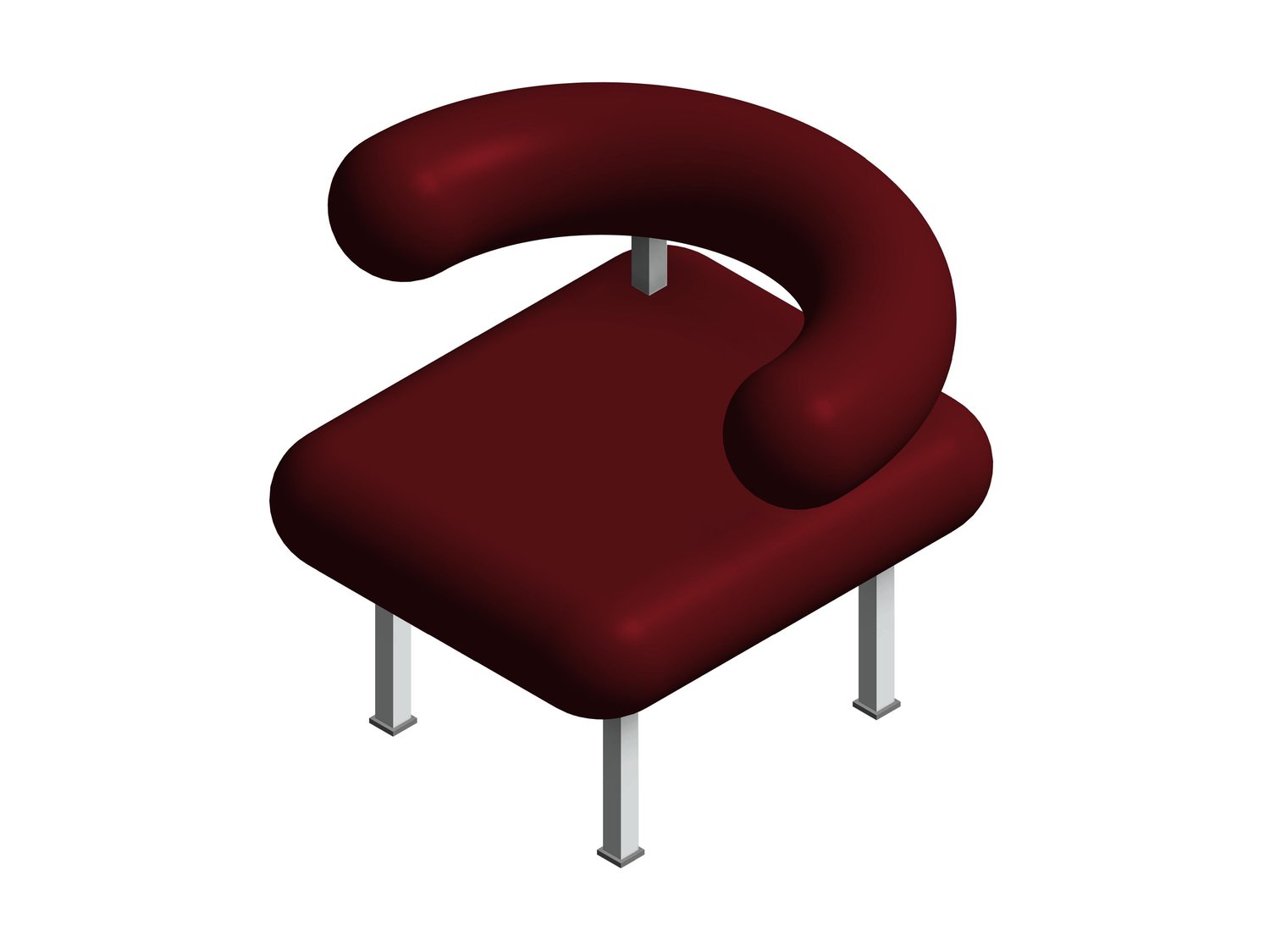 Dinning Chair 3D Model Revit Family