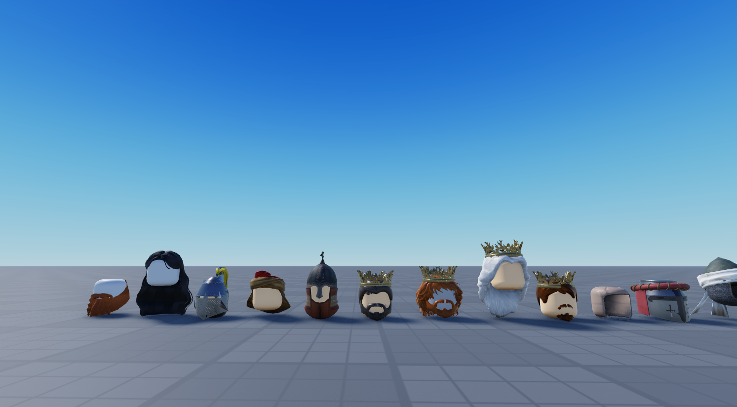 Free medieval helmet collection