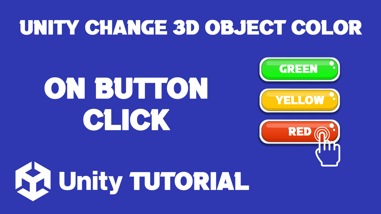 unity change 3d object color on button click how to change 3d object color in unity
