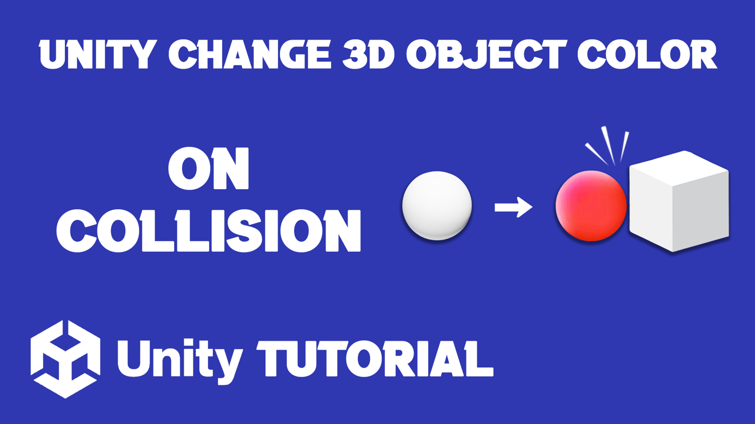 unity change 3d object color on collision how to change 3d object color in unity