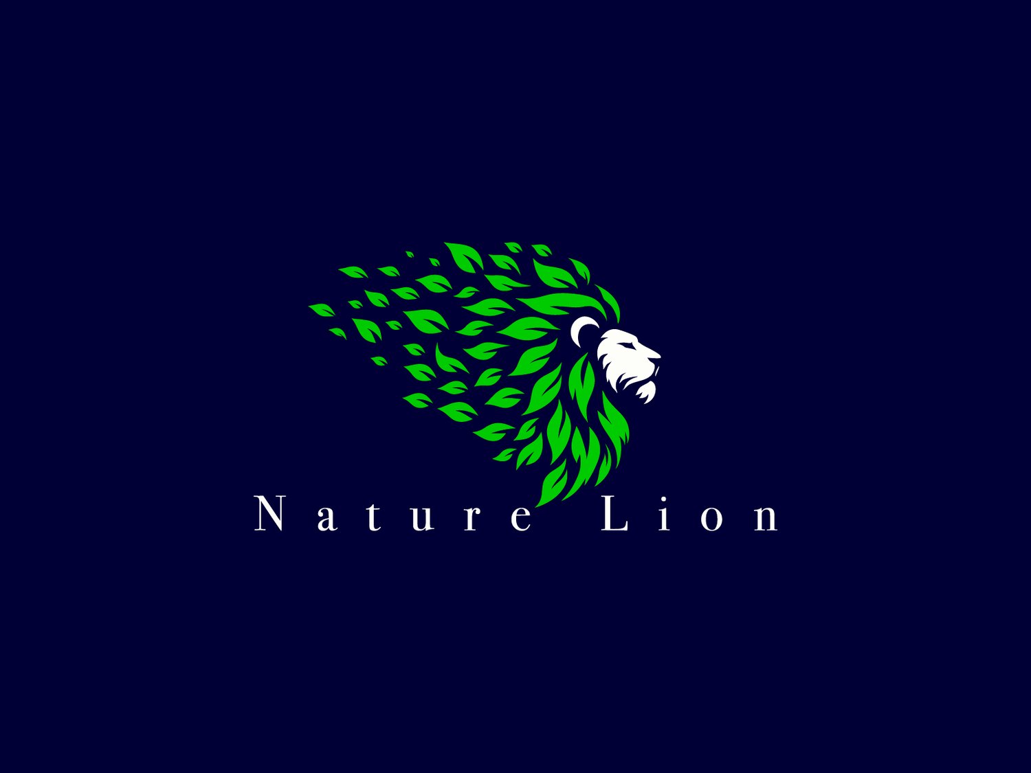 Handcrafted professional Nature Lion logo design, featuring a powerful lion illustration symbolizing strength, courage, and the beauty of nature, created by expert designers for branding and business use.