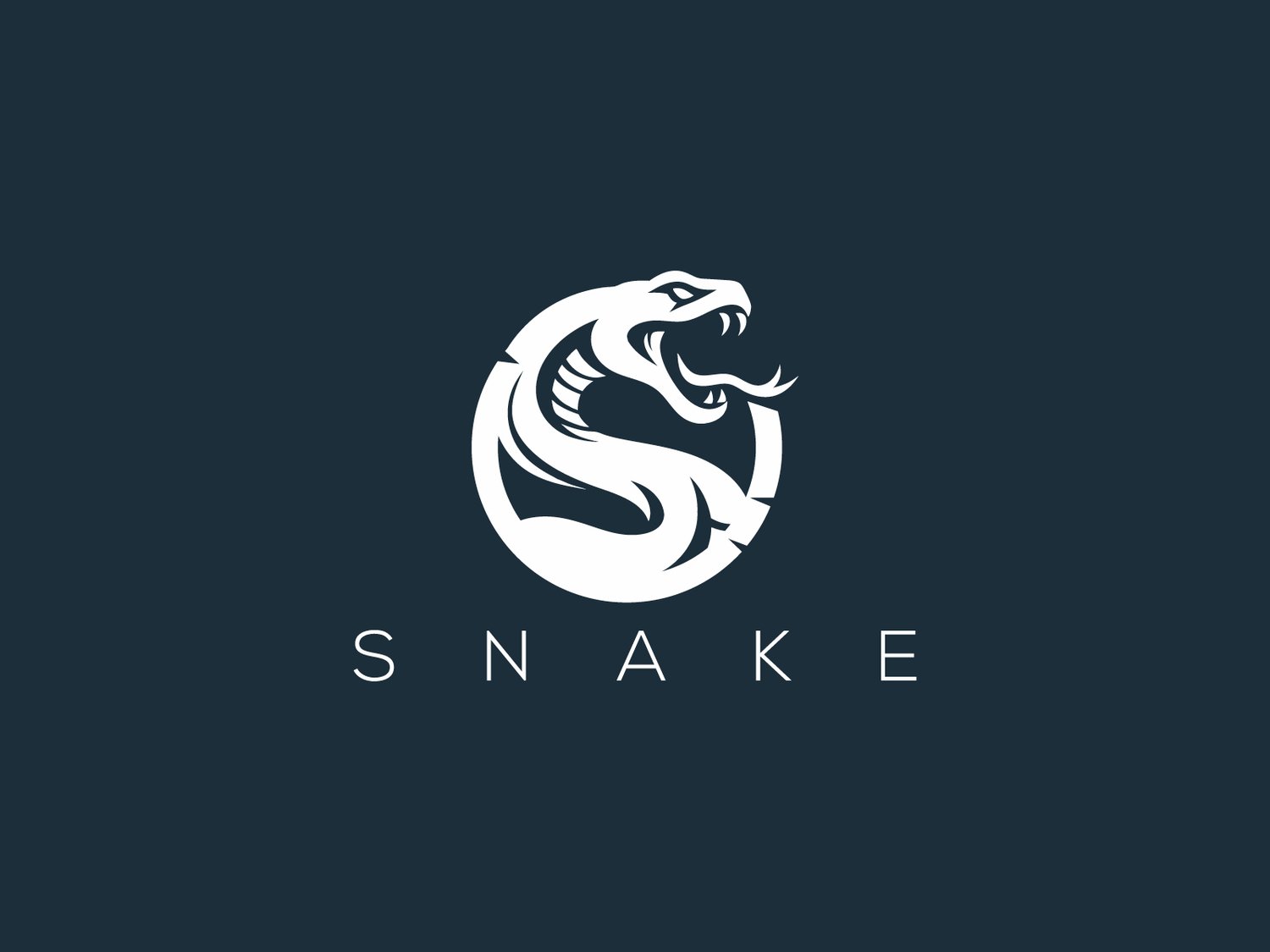 Handcrafted professional snake logo design, featuring a sleek and powerful snake illustration symbolizing transformation, resilience, and wisdom, created by expert designers for branding and business use.