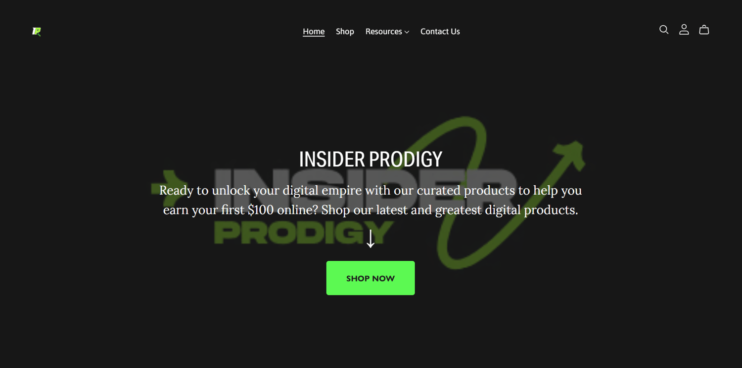 Insider Prodigy is the best digital product website that sells digital products in the "Online Business" niche.