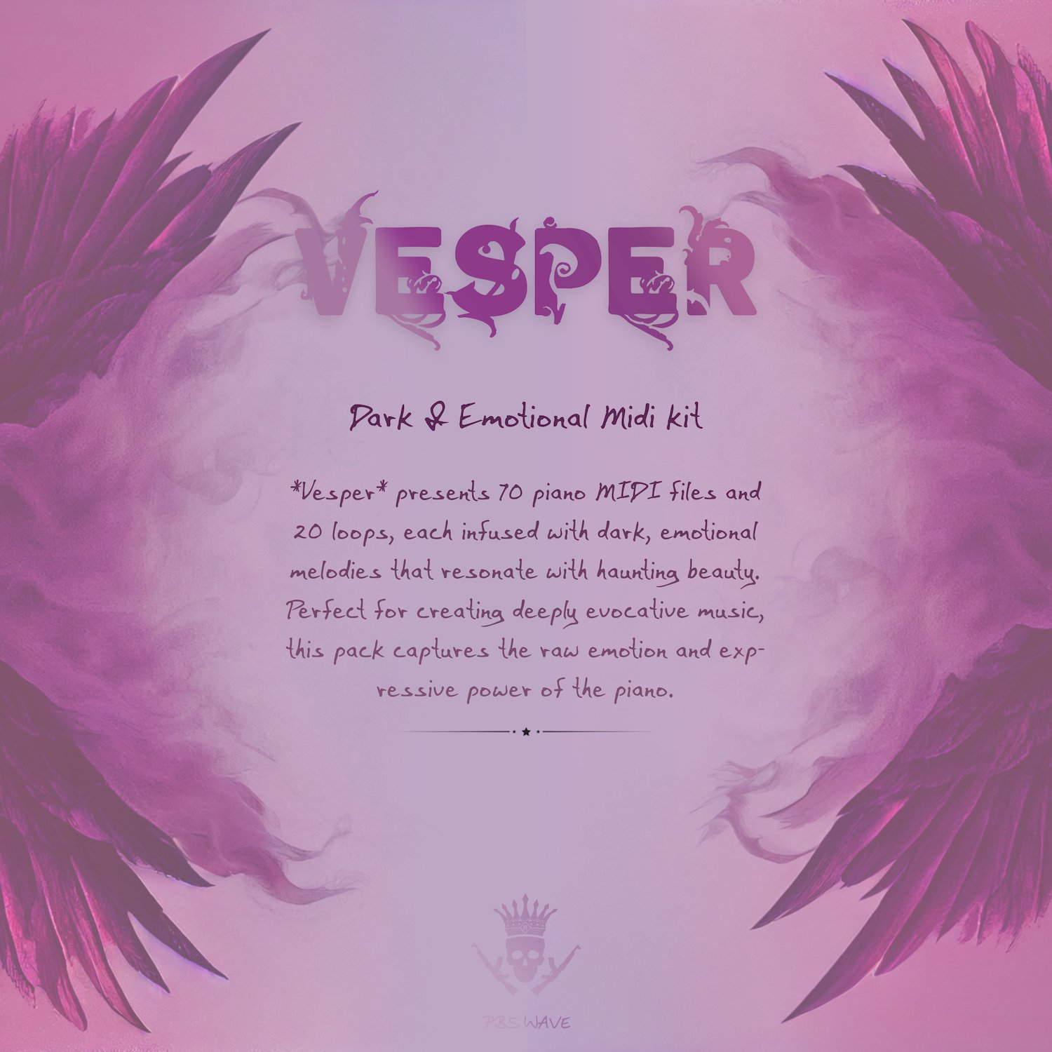 Transform your sound with Vesper by PBSWave, a collection of 70 piano MIDI files and 20 loops designed to evoke deep emotional resonance. Perfect for adding cinematic depth and moody atmospheres to any production.