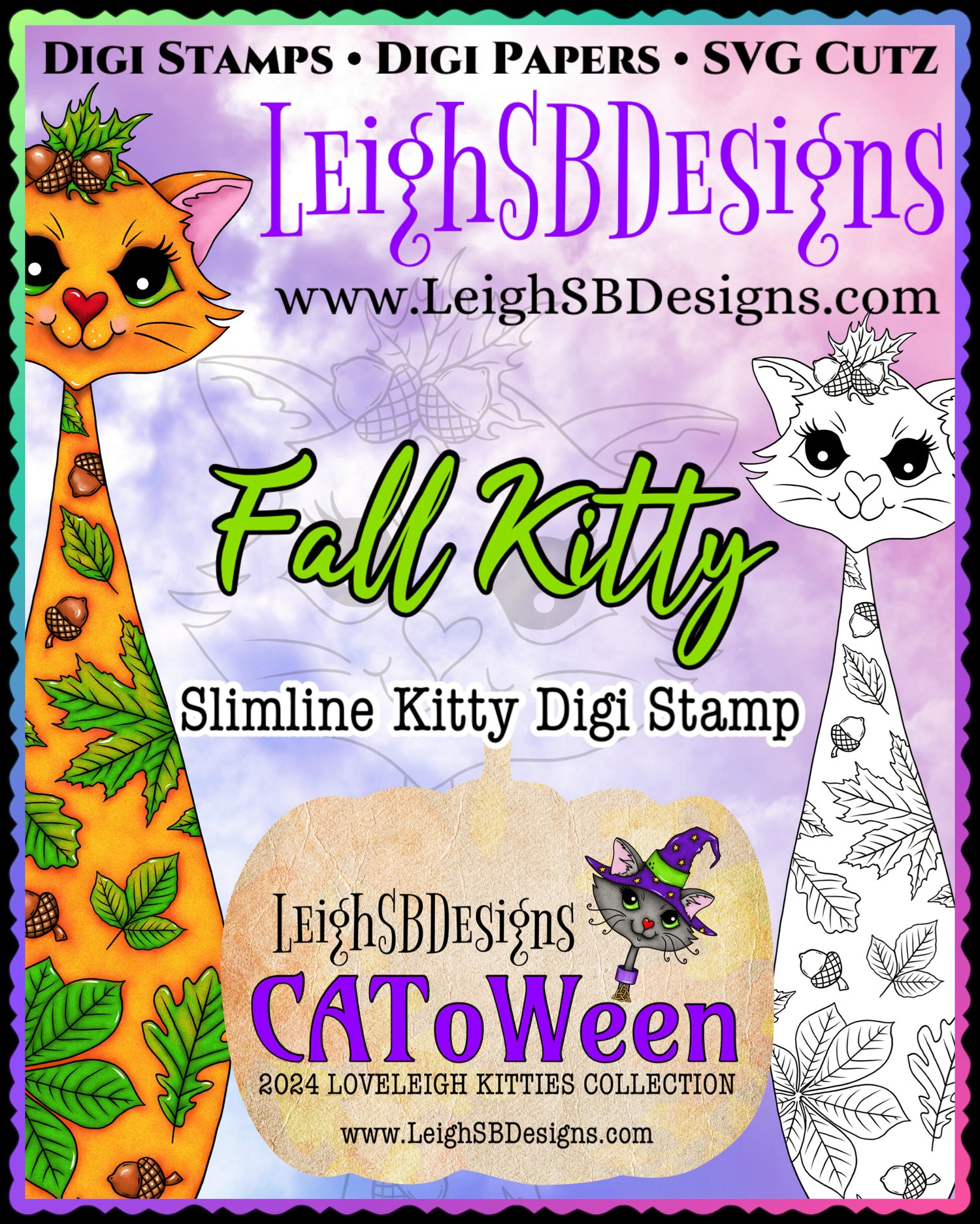 LeighSBDesigns Fall Kitty - Loveleigh Kitty
