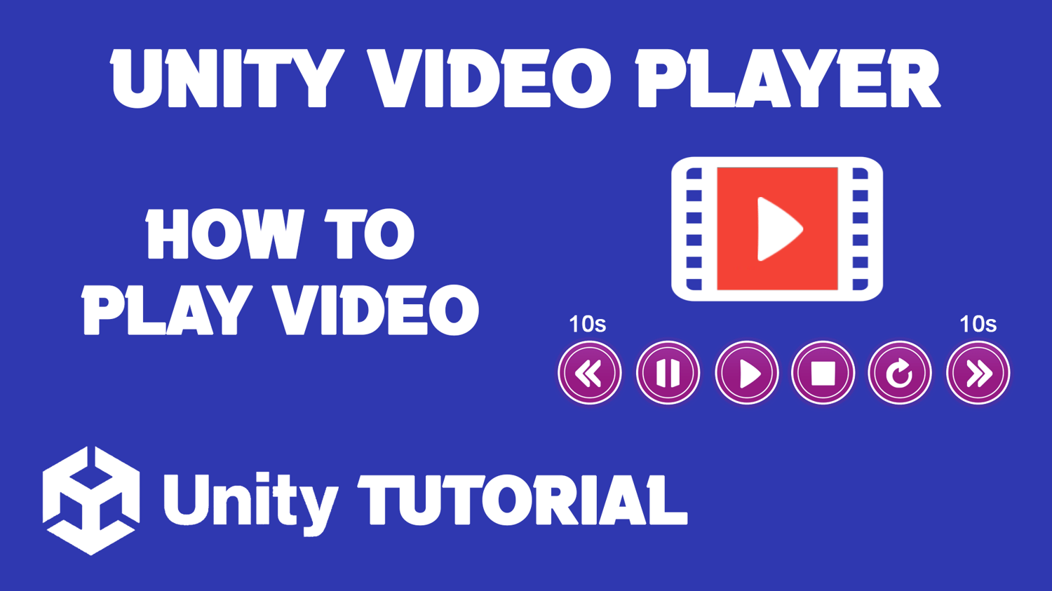 how to play video in unity unity video player tutorial