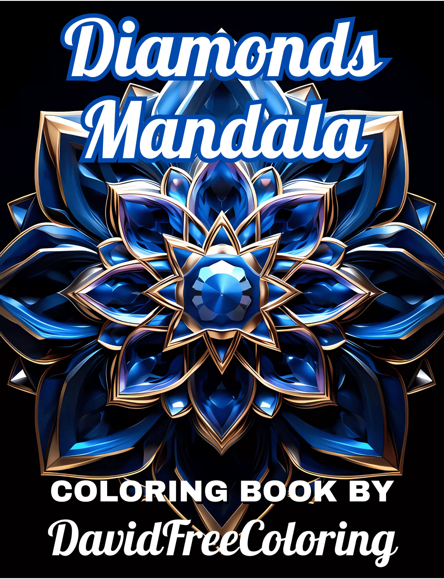 70 Diamonds Mandala Coloring Book Pattern Images for Adult Coloring Pages Mandala printable coloring book gift for adult PDF Download PNG