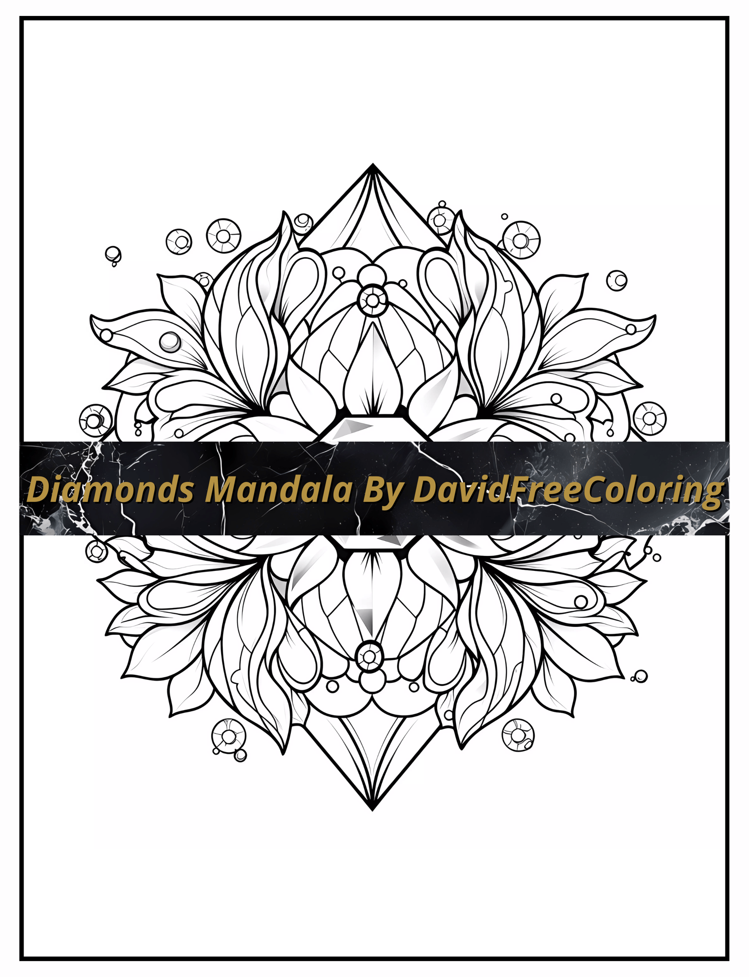 70 Diamonds Mandala Coloring Book Pattern Images for Adult Coloring Pages Mandala printable coloring book gift for adult PDF Download PNG