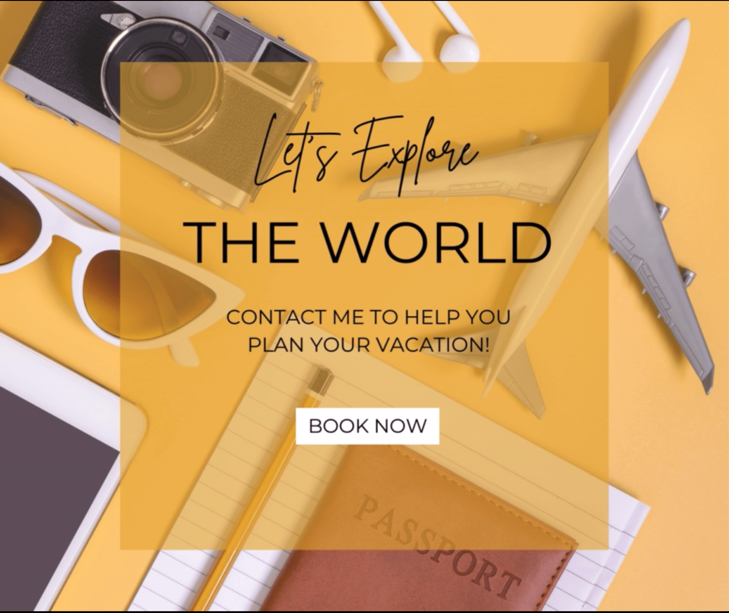 Travel agent canva