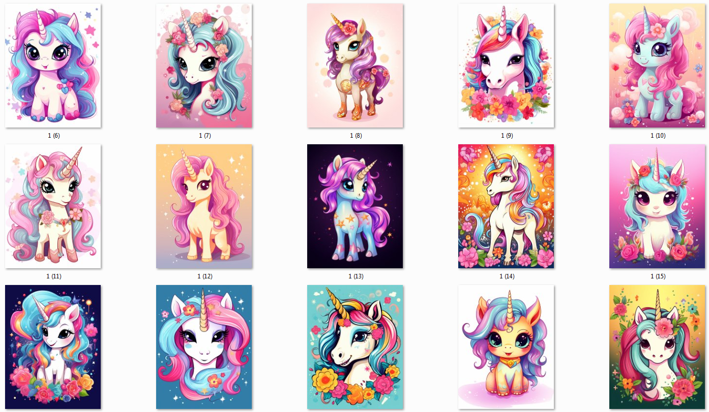 200 Cute Enchanting Unicorn Coloring Pages for Kids