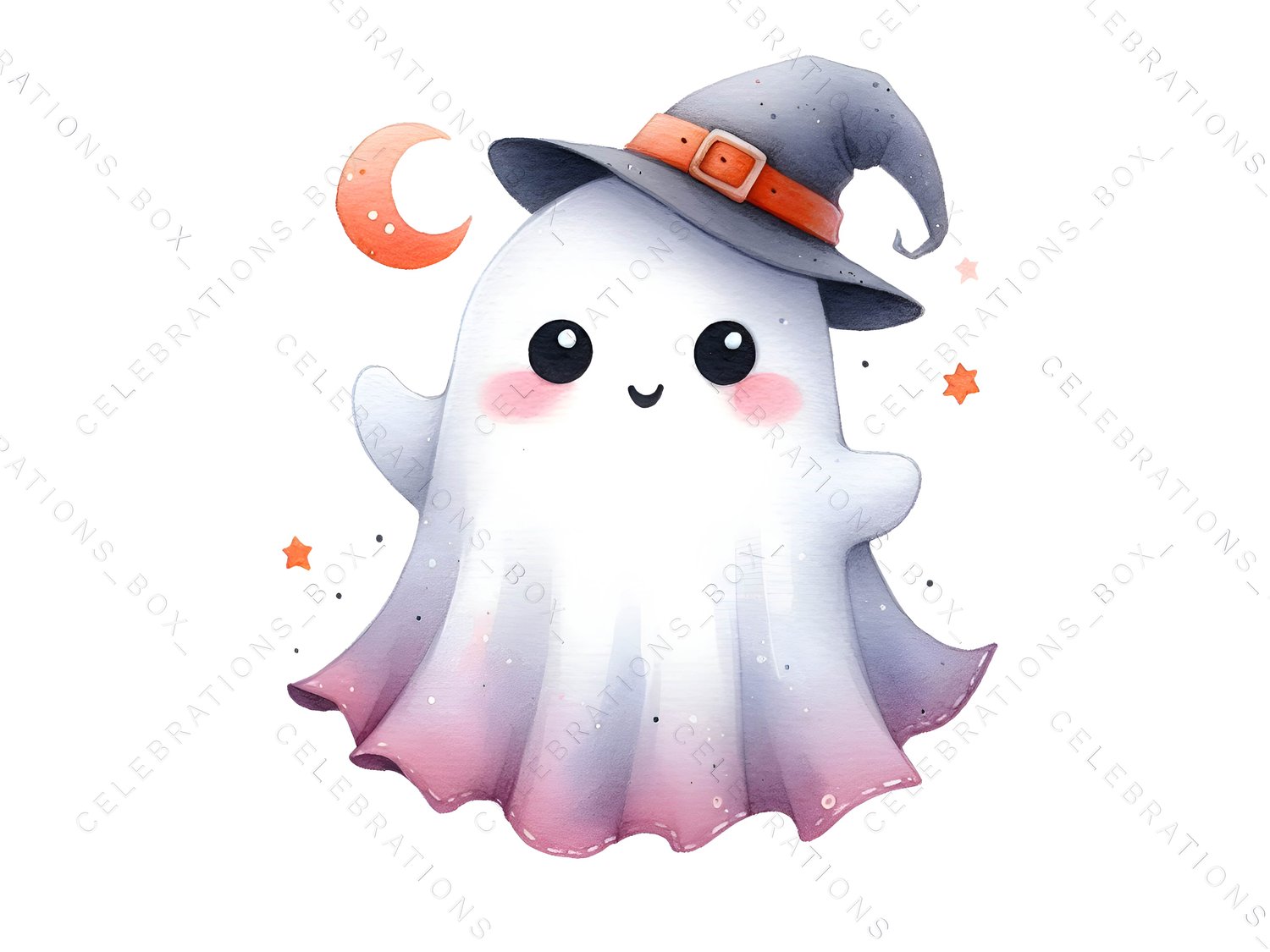 Cute Halloween Ghost Clipart